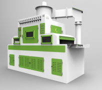 某客戶定制的5G電箱控制板專用自動(dòng)噴砂機(jī)設(shè)備